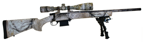 Howa M1500 Mini Action 7.62x39mm, 20″ Threaded Barrel, Yote Camo, Includes GamePro 4-16x44mm Scope, 5rd