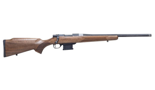 Howa M1500 Mini Hunter 6.5 Grendel, 20″ Threaded Barrel, Black, Walnut Stock, 5rd