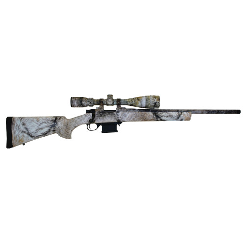 Howa Mini Action 7.62×39, 20″ Barrel, Tan Yote Camo, 4-12×40 Scope, 5rd