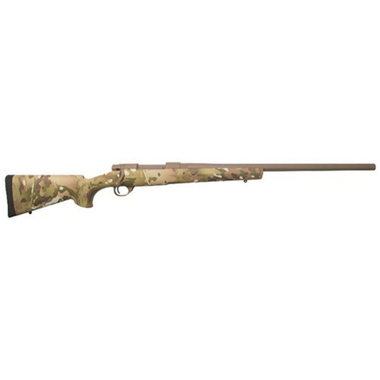 Howa Mini Action Rifle 7.62x39mm, Standard HTI Stock, MAG KIT 22 #2 1-9.45″, Multicam