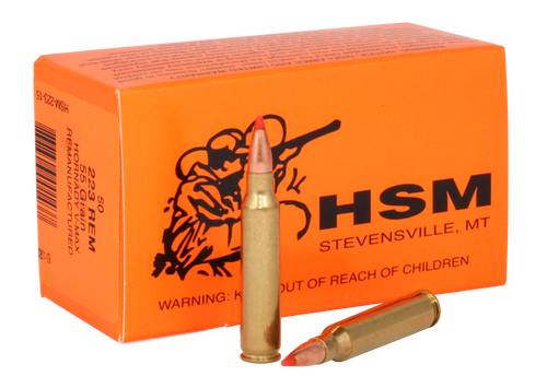 HSM 223 Remington, 55gr, Hornady V-Max, 50rd Box