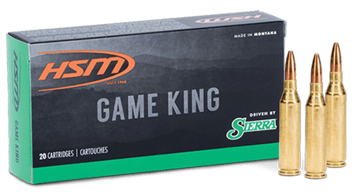 HSM Sierra Game King 6.5 Grendel, 120gr, Full Metal Jacket, 20rd Box