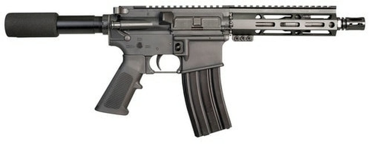 I.O M215 AR-15 Pistoll 223/556, 7″ Barrel, Black, M-Lok Handguard, 30 Round Mag