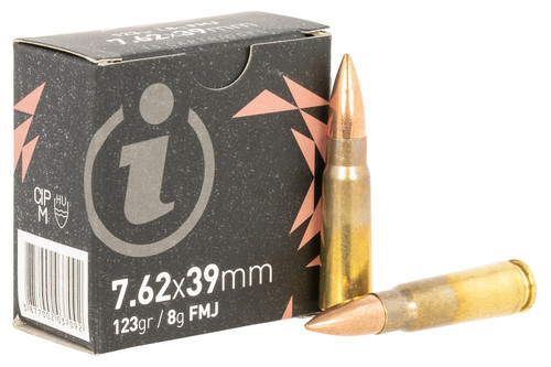 Igman Centerfire Rifle 7.62x39mm 123gr, FMJ, 840rd (15Bx)