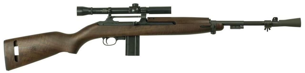 Inland Model T30 M1 Carbine .30 Carbine 18″ Barrel, Flash Hider- Includes M82 Sniper Scope 10rd Mag