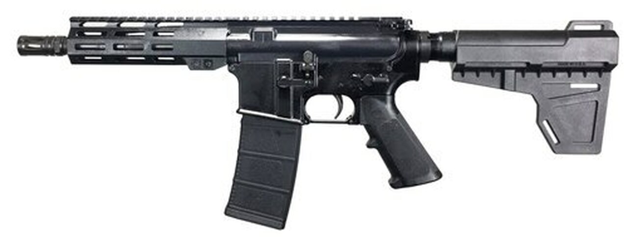 Inter Ordnance M215 Micro M-Lok 7 With Brace 556mm/223, 7.5″ Barrel, 30rd
