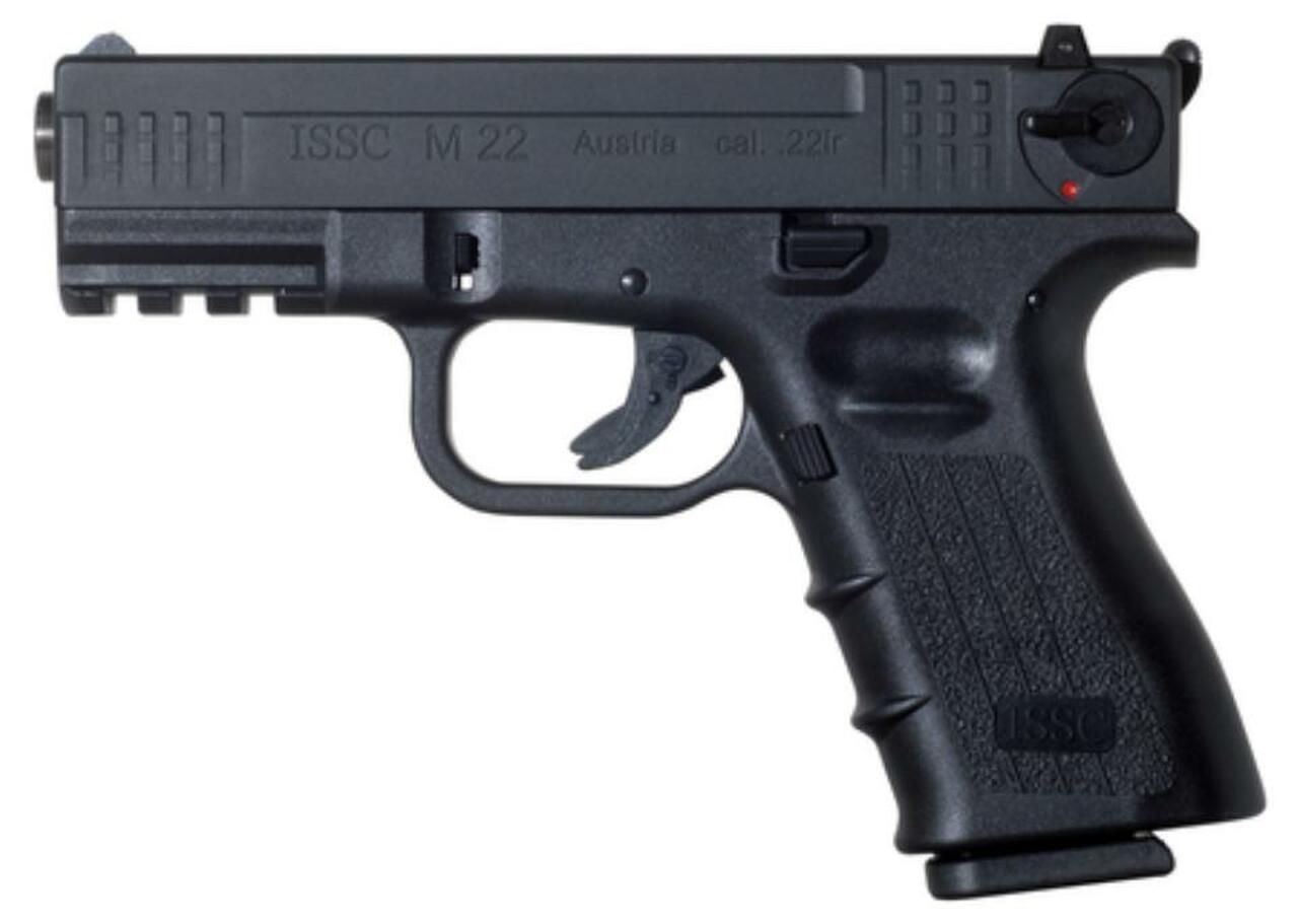 ISSC Austrian M22 (Glock Type) Pistol 22LR, 4″, 1x10rd Mag, Black