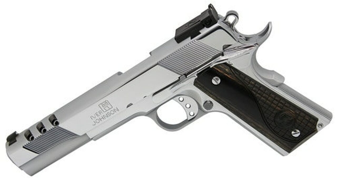 Iver Johnson 1911 Eagle XL, 10mm, 6″ Ported Barrel, 8rd, Stainless