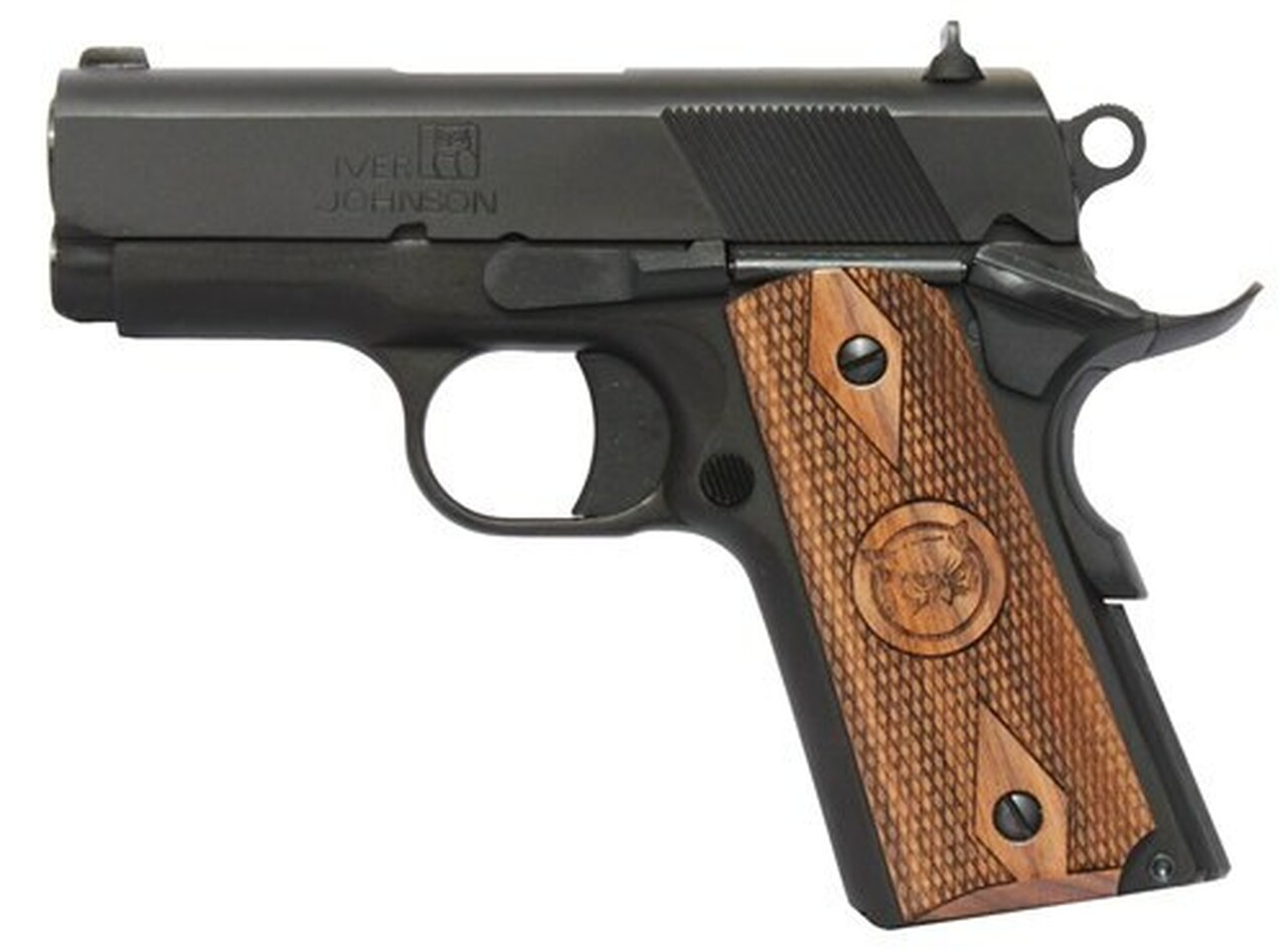 Iver Johnson 1911 Thrasher Officer, 9mm, 3.1″ Barrel, 8rd, Black