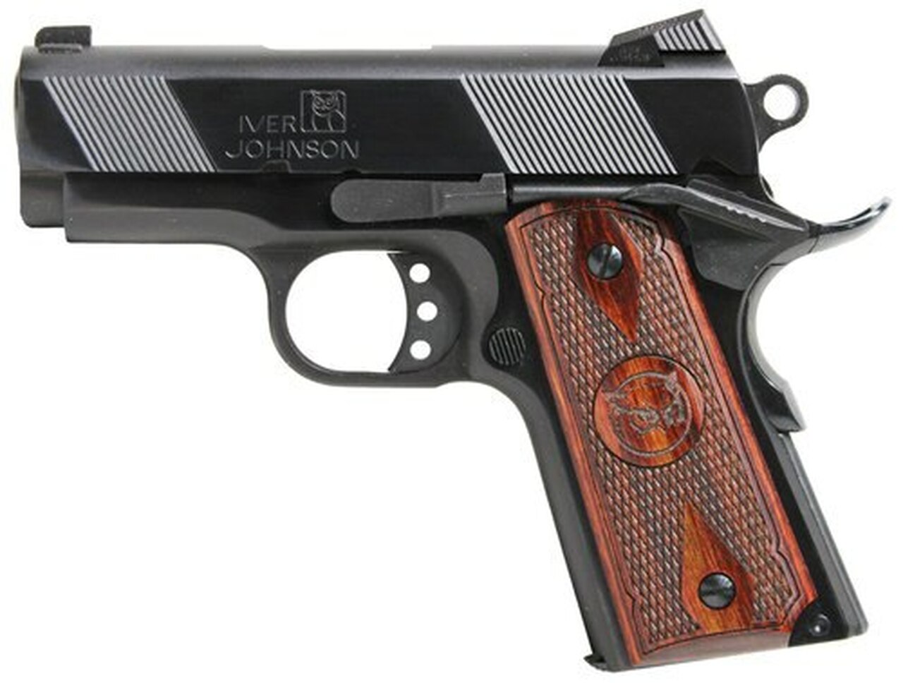 Iver Johnson 1911 Thrasher Officer, 9mm, 3.1″ Barrel, 8rd, Blued