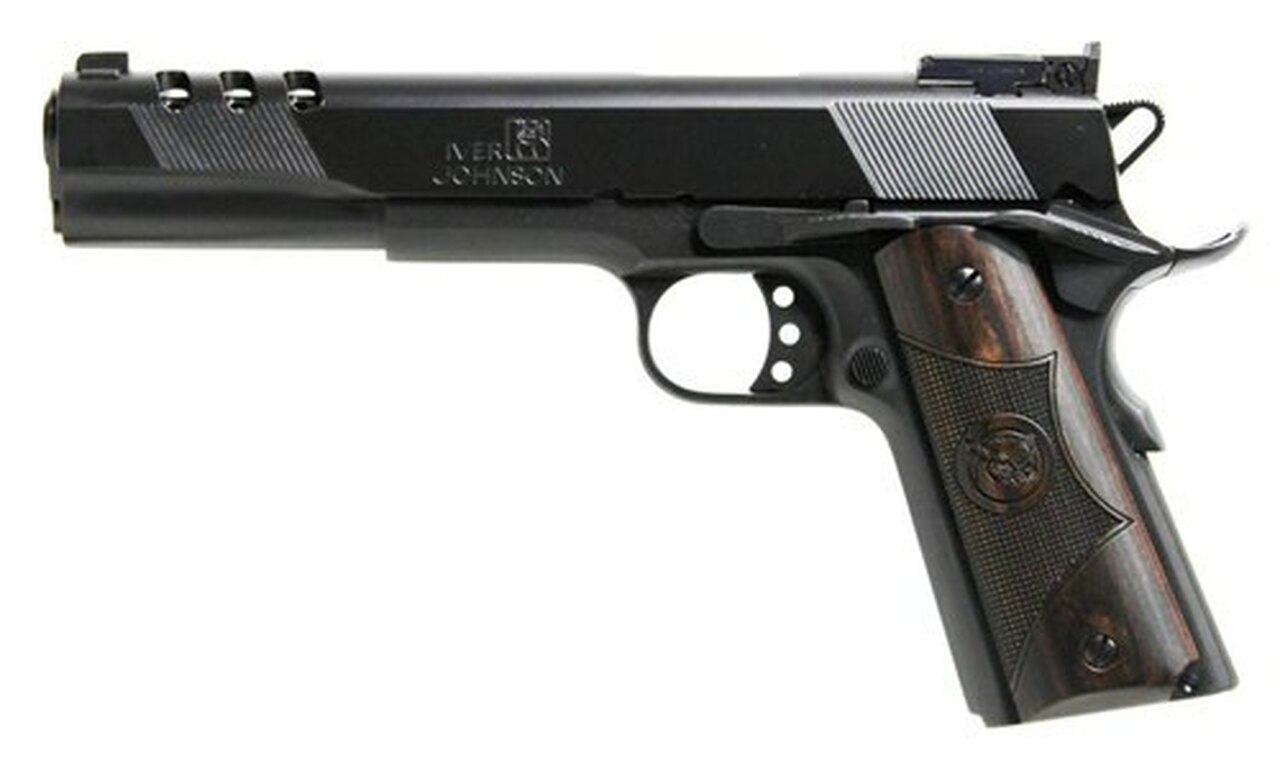 Iver Johnson Eagle XL Ported 1911 Long Slide 45 ACP, 6″ Barrel, Matte Blue Finish, 8rd Mag