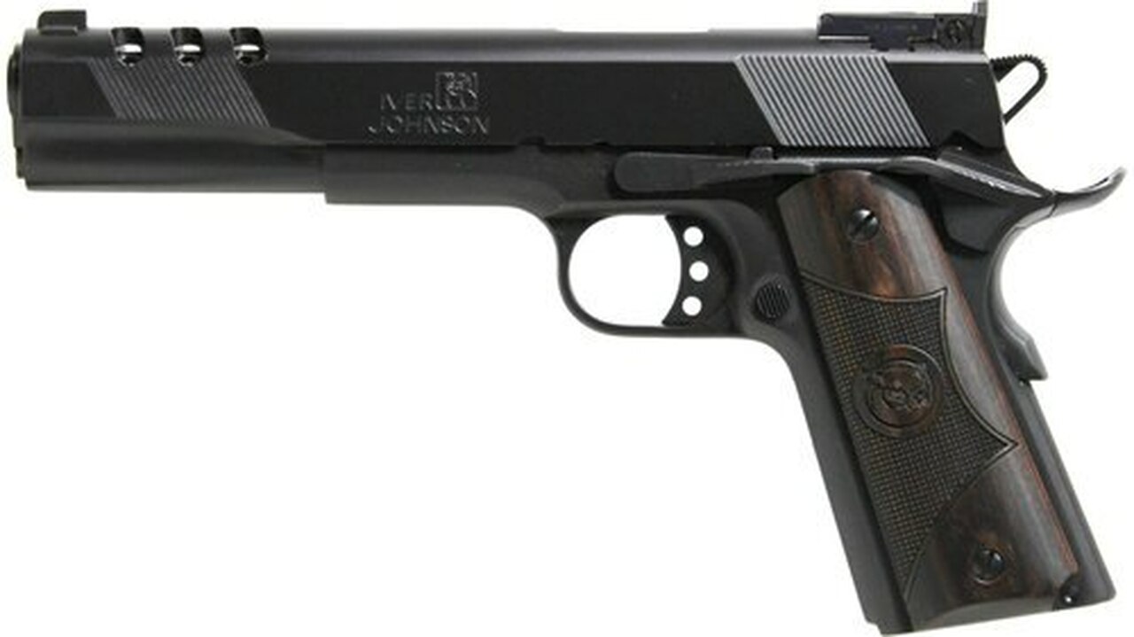 Iver Johnson Eagle XL Ported Long Slide 1911 10mm, 6″ Barrel, Matte Blue, 8rd Mag