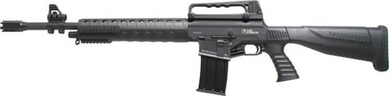 Iver Johnson Stryker AR-15 Shotgun 12GA. 3″ 20″ Barrel AR-STYLE 5-SHOT Black SYN