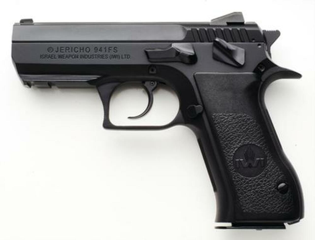 IWI Jericho 941 FS, JGear Mid Size Steel 9mm 3.8″ Barrel Tritium Sights 16rd Mag