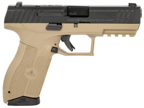 IWI Masada 9mm, 4.1″ Barrel, Flat Dark Earth, Optic Ready, 17rd