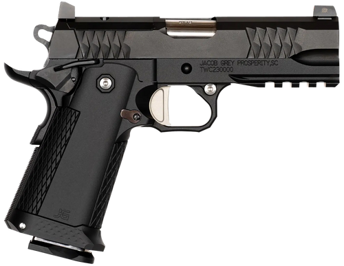 Jacob Grey TWC 9 1911 9mm, 4.25″ Barrel, Black, Optic Ready, 17rd