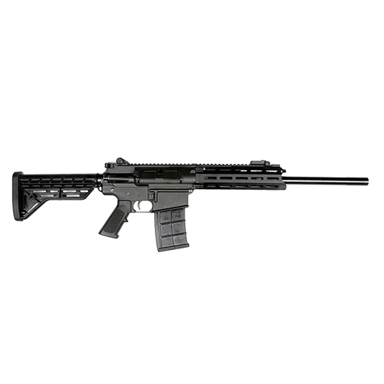JTS M12-R, AR-15 Type 12 Ga 3″, 18.7″ Barrel, Cylinder Choke, Polymer Grip, Fixed Stock, M-LOK, 5Rd, 2 Mag