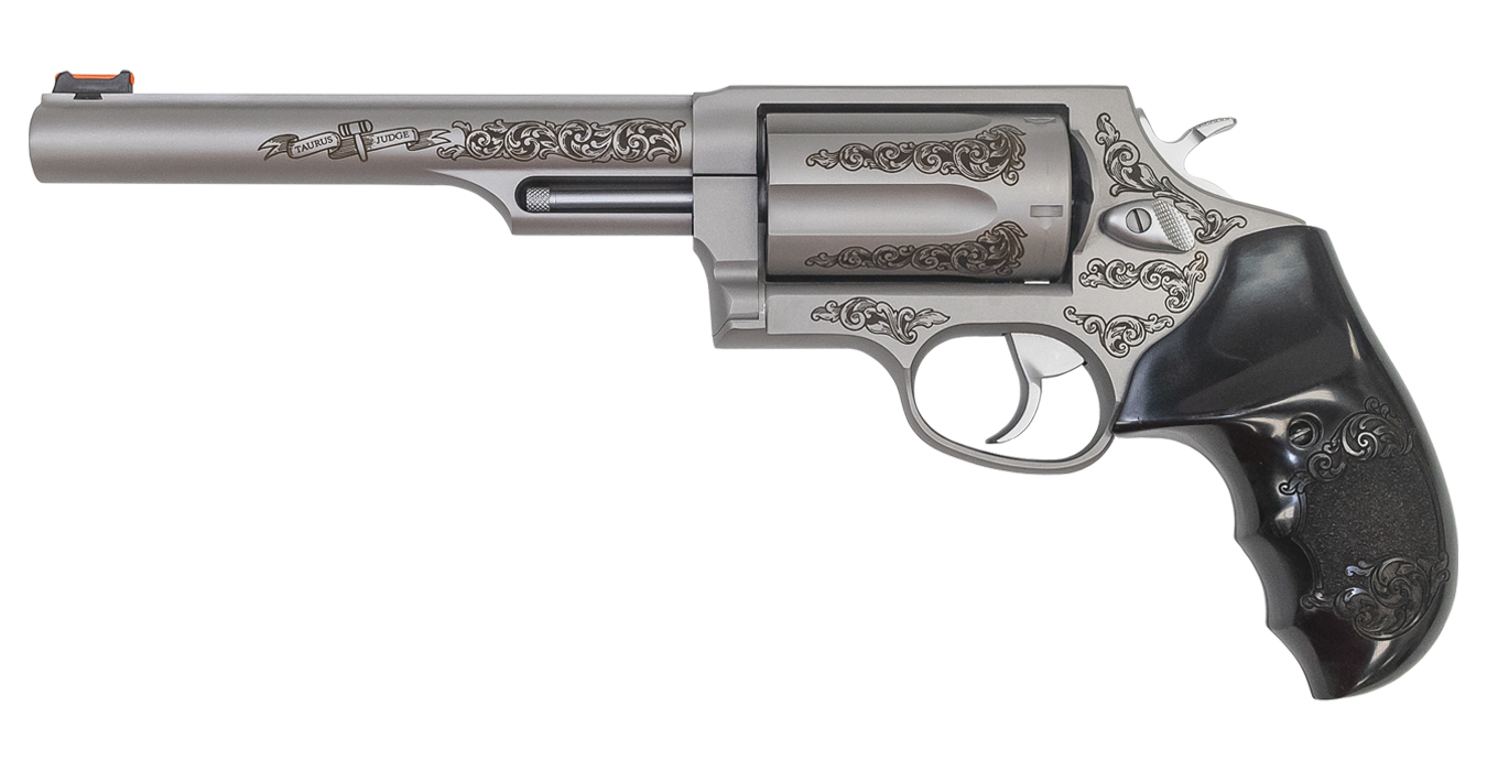 Judge 45 Colt / .410 Gauge 5-Shot Revolver with Laser Engraved Scrolls