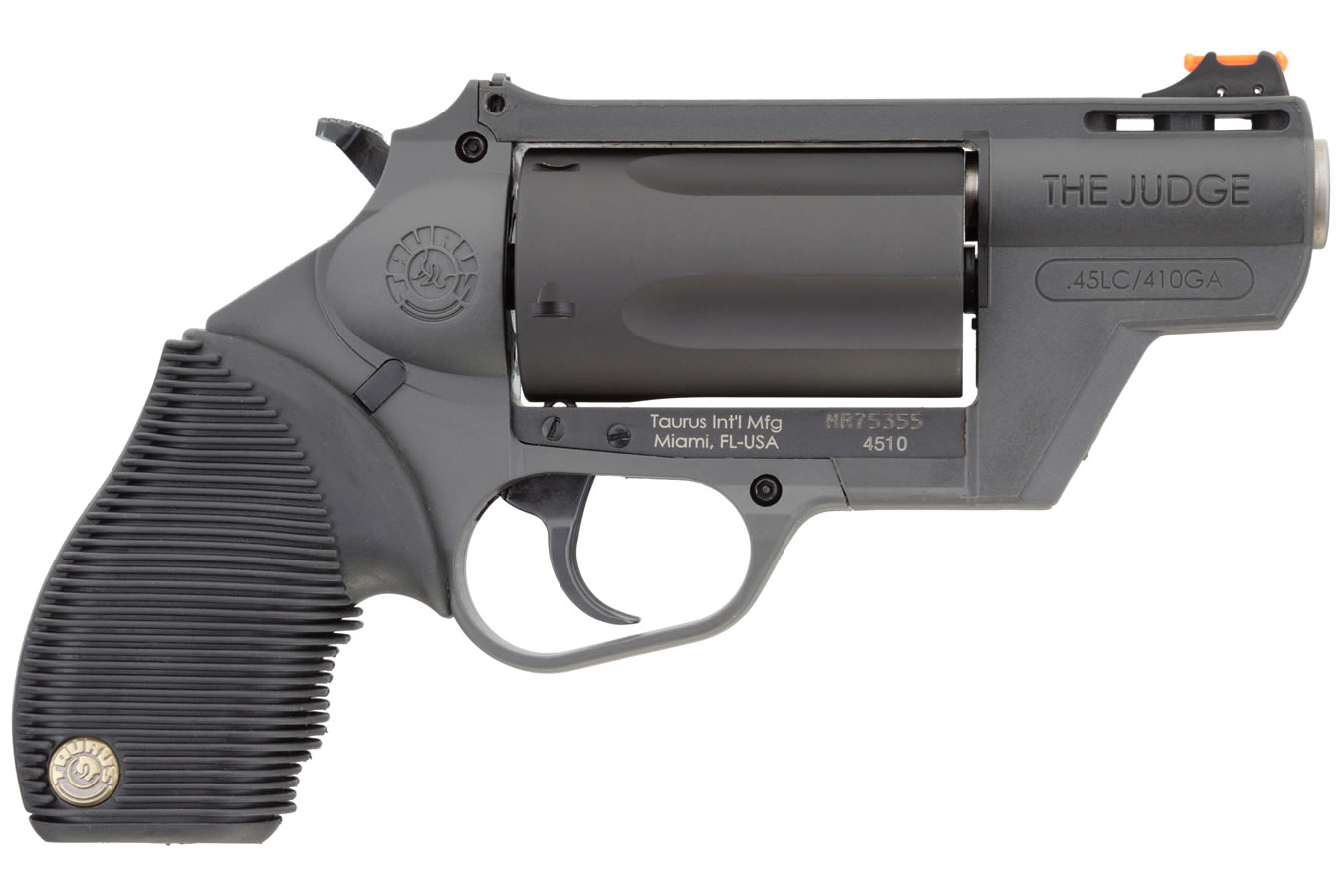 Judge Public Defender Poly 45LC/410 Revolver w/ 2.5 inch Barrel and Gray Finish