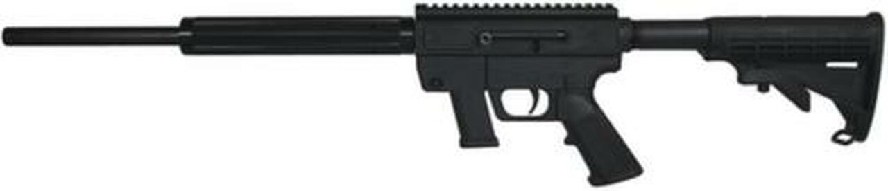 Just Right Carbine Takedown .40 Smith & Wesson17″ Threaded Barrel Collapsible M4 Stock Black Finish Quad Rail Forend 15rd Glock or Glock Style Magazine
