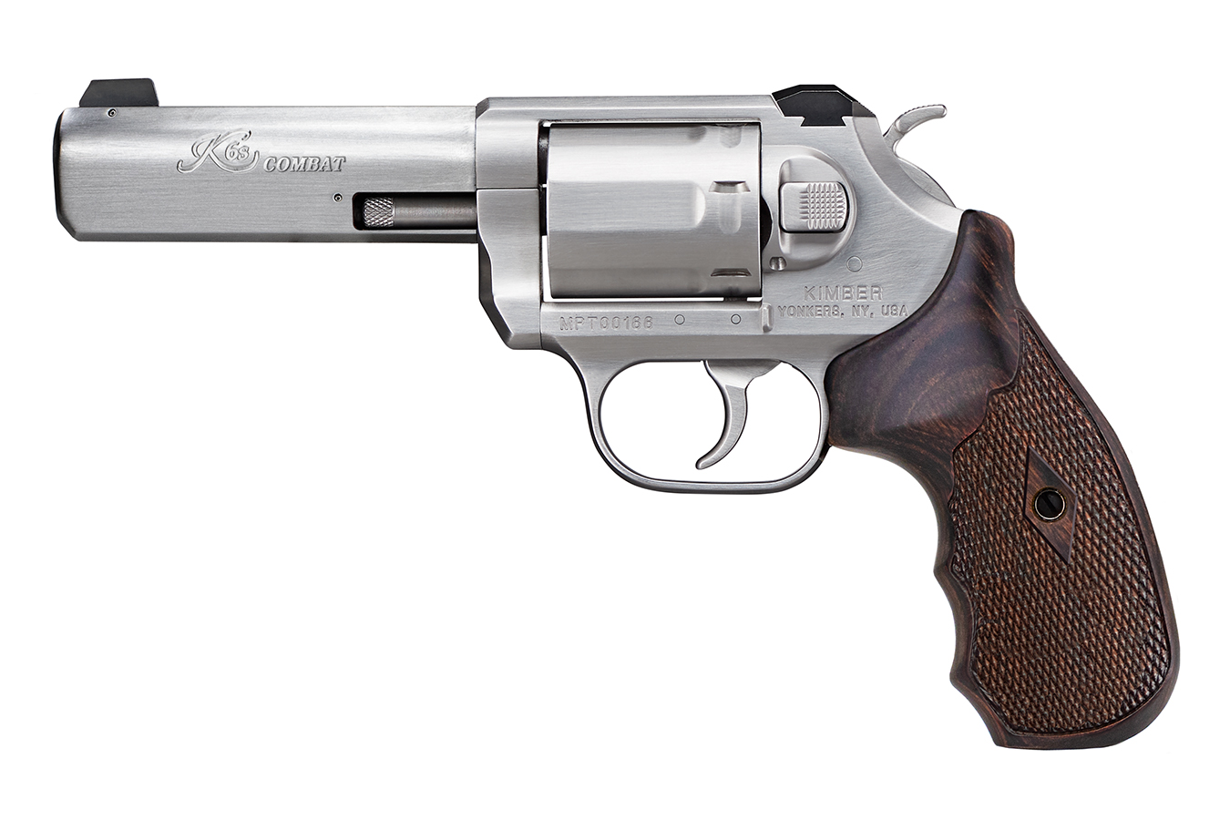 K6s Combat 357 Magnum DA/SA Revolver with 3-Finger Grips