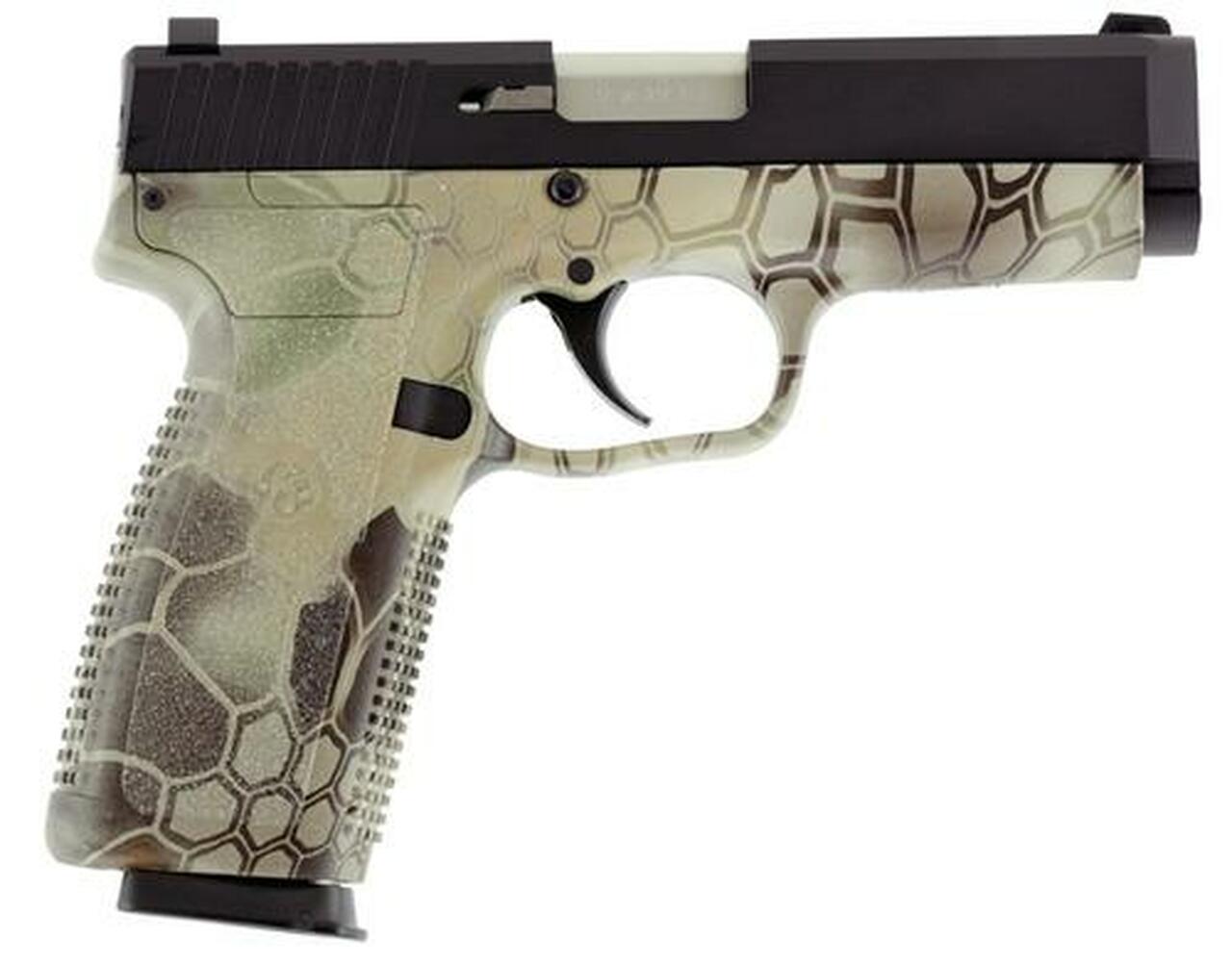 Kahr Arms CT9 9mm, 4″ Barrel, 8rd, Kryptek Camo Cerakote, Armor Black Slide