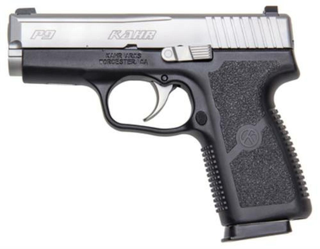Kahr Arms KP9093N P9 Standard DAO 9mm 3.5″ Barrel, NS Synthetic Grip Black Poly Frame/SS, 7rd
