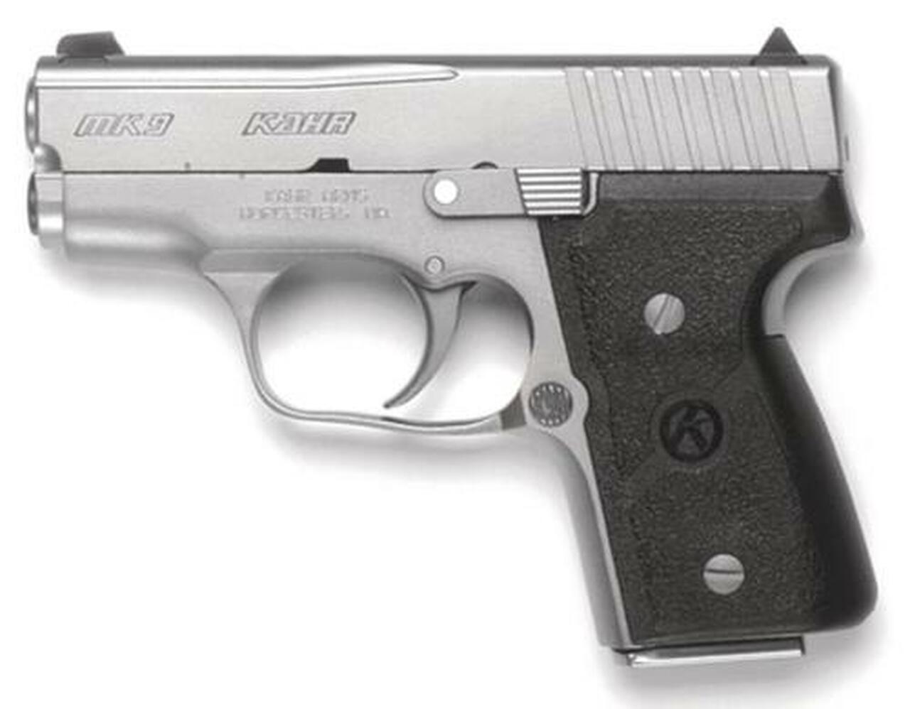 Kahr Arms MK9 9mm 3″, /7+1 AS Black Nylon Textured Grip Matte SS, 6 rd