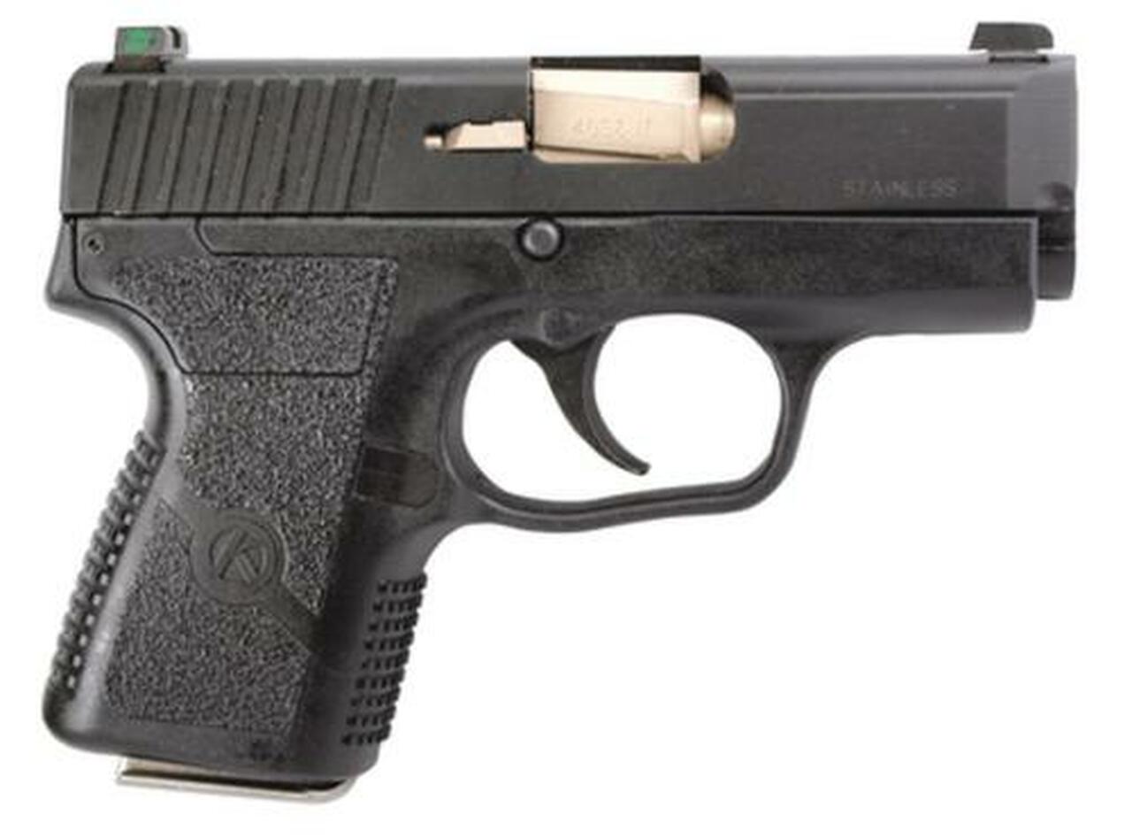 Kahr Arms Model PM4044 Compact .40 SW 3″ Barrel Tritium Night Sights Black Polymer Frame Matte Black SS Slide 6 Round Mag
