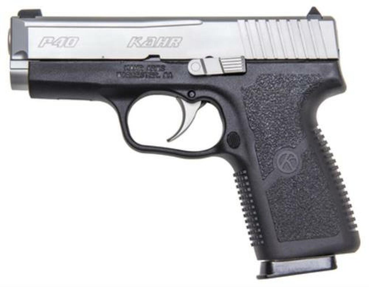 Kahr Arms P40 Standard DAO 40S&W, 3.5″ Barrel, Black, Poly Frame, SS, 6rd