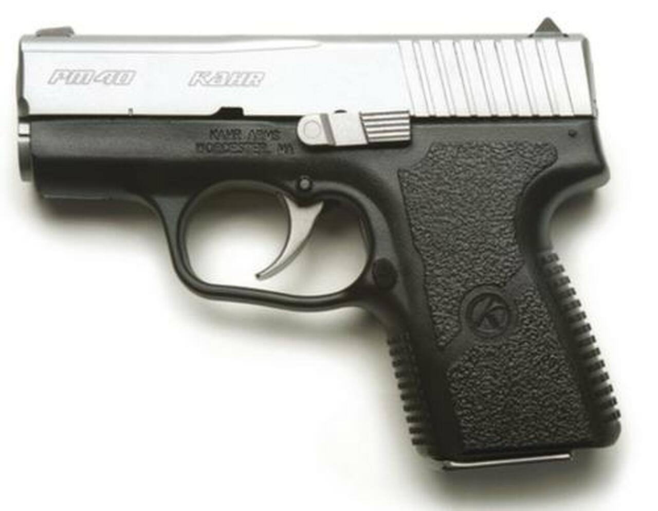 Kahr Arms PM40 Standard DAO 40S&W, 3.1″ Barrel, Poly Grip Black Poly Frame/SS Slide, 6rd