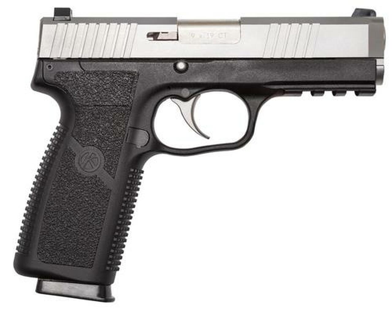 Kahr Arms ST9 9mm, 4″, 8rd, Black Polymer Frame, Stainless Steel Slide