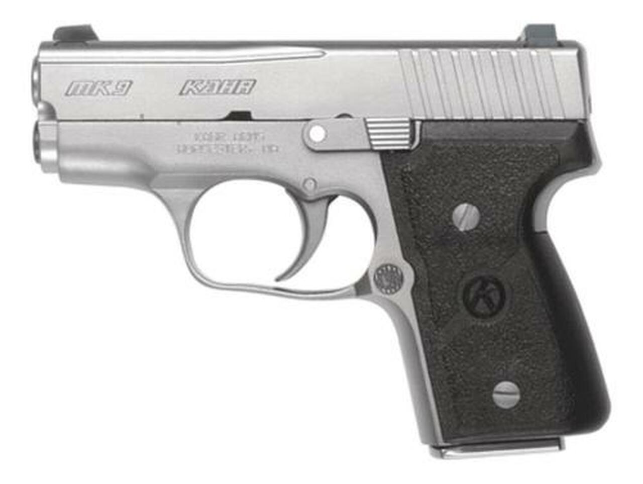 Kahr MK9, Stainless Steel 3″ with Night Sights