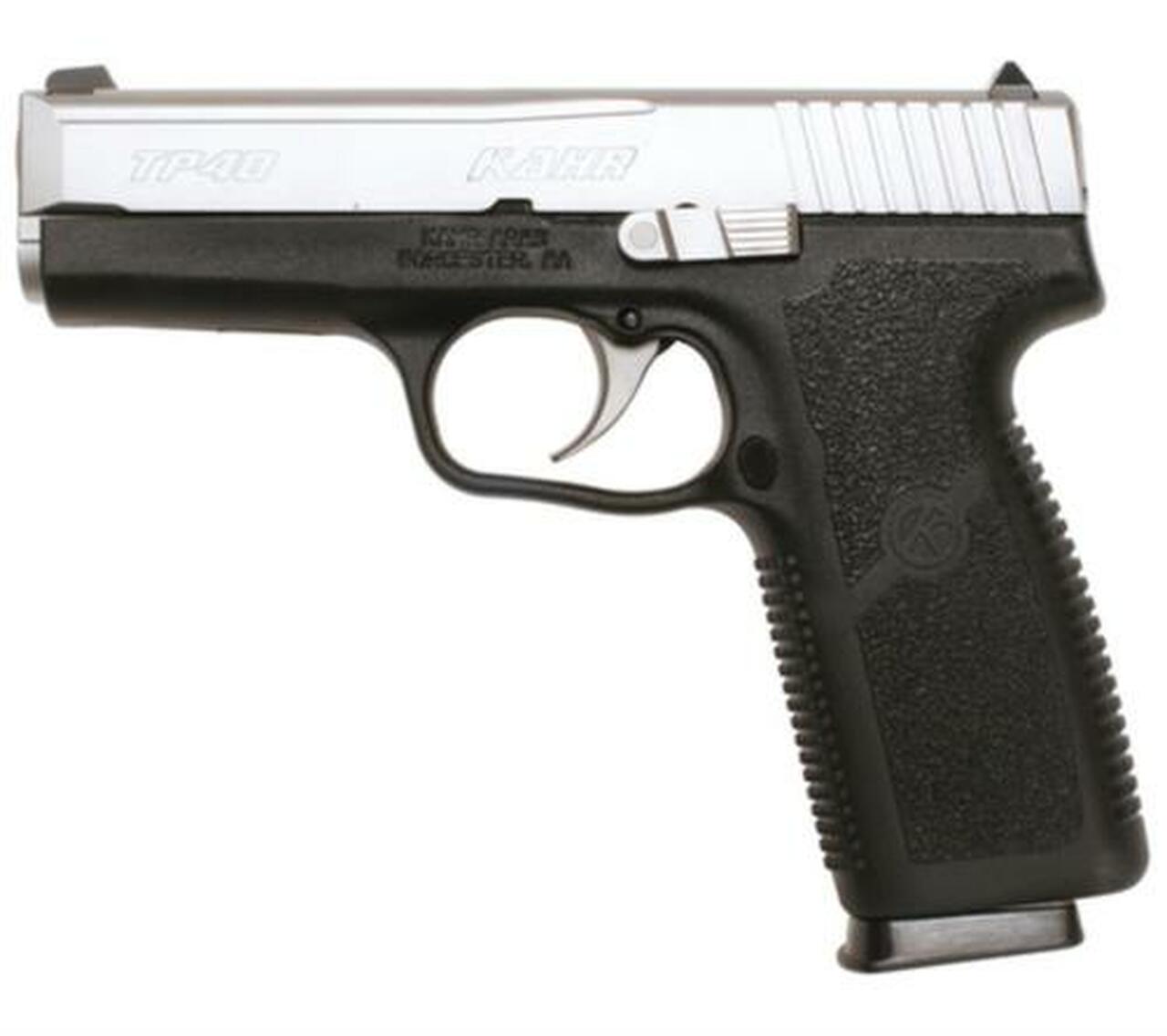 Kahr Model TP40 .40 S&W 4 Inch Barrel Matte Stainless Steel Finish Adjustable Sights 7 Round