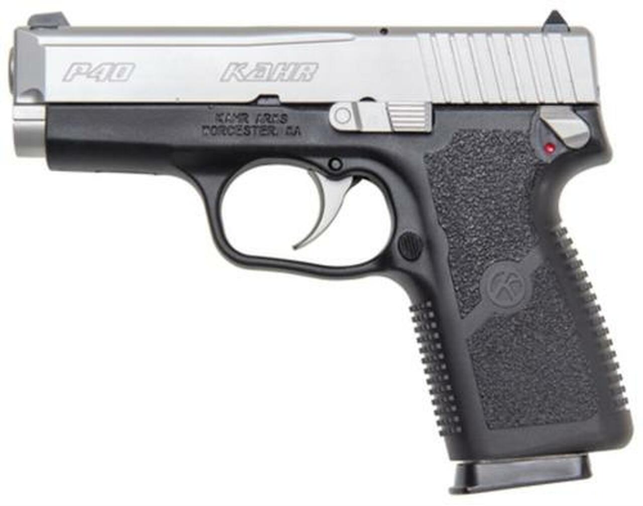 Kahr P40.40 SW 3.6″ Barrel Matte SS Slide Polymer Frame External Safety Enhanced Trigger 6 Round MA Approved