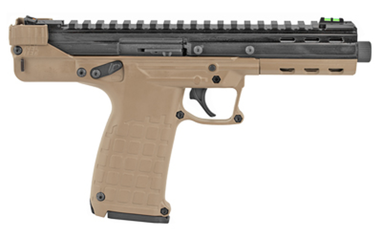 Kel-Tec CP33 22 LR, 5.5″ Barrel, Fiber Optic Sights, Desert Tan, 33rd