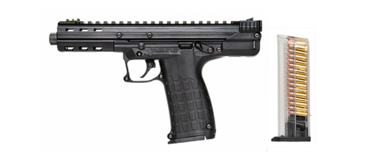 Kel-Tec CP33 Pistol 22 LR, 5.5″ Threaded Barrel, Fiber Optic Sights, 33rd Mag