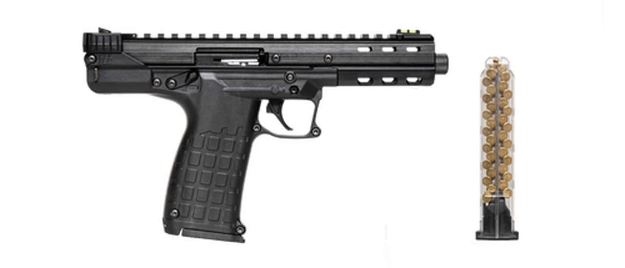 Kel-Tec CP33 Pistol 22 LR, 5.5″ Threaded Barrel, Fiber Optic Sights, 33rd Mag
