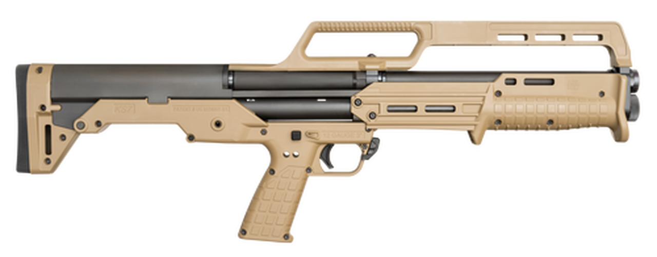 Kel-Tec KS7 Pump 12 Ga 18.5″ 3″ Barrel, Polymer Flat Dark Earth Stock Black, 6rd