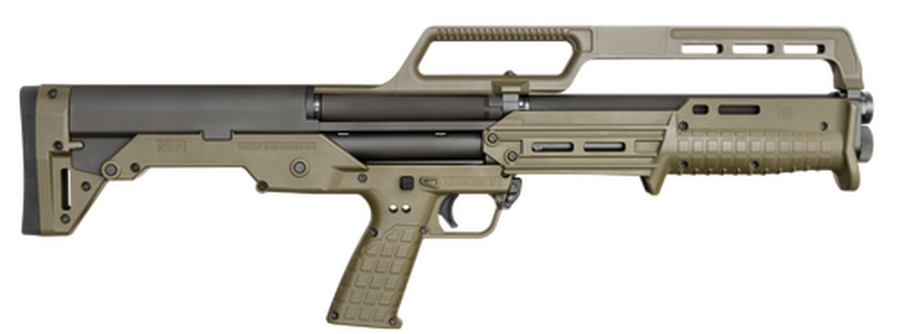 Kel-Tec KS7 Pump 12 Ga 18.5″ 3″ Barrel, Polymer Olive DrabGreen Stock Black, 6rd