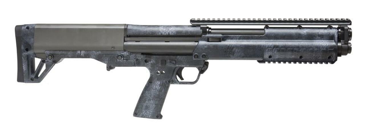 Kel-Tec KSG Tactical Pump Shotgun 12 Ga 18.5″ Barrel Kryptek Typhon 12 rd Pic Rail onTop/Bottom