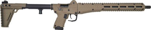 Kel-Tec Model Sub 2000 Gen 3 9mm, 16.15″ Threaded Barrel, Tan, 15rd