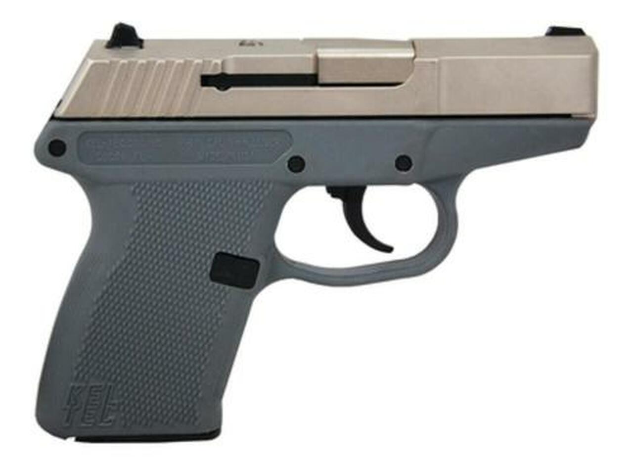 Kel-Tec P-11 9mm, 3.1″, Nickel Boron Slide, Gray Frame, 10rd