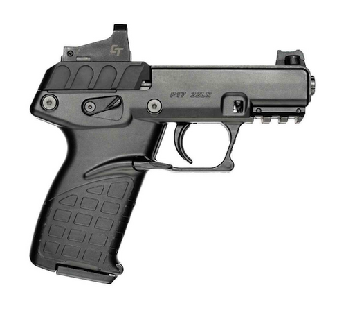 Kel-Tec P17 22 LR, 3.8″ Threaded Barrel, Black, Crimson Trace Red Dot, 16rd