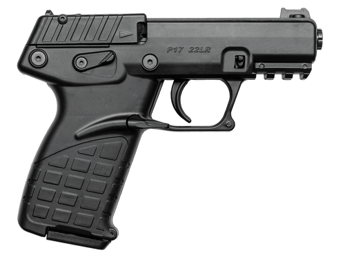 Kel-Tec P17 22 LR, 3.8″ Threaded Barrel, Black, Optics Ready, 16rd
