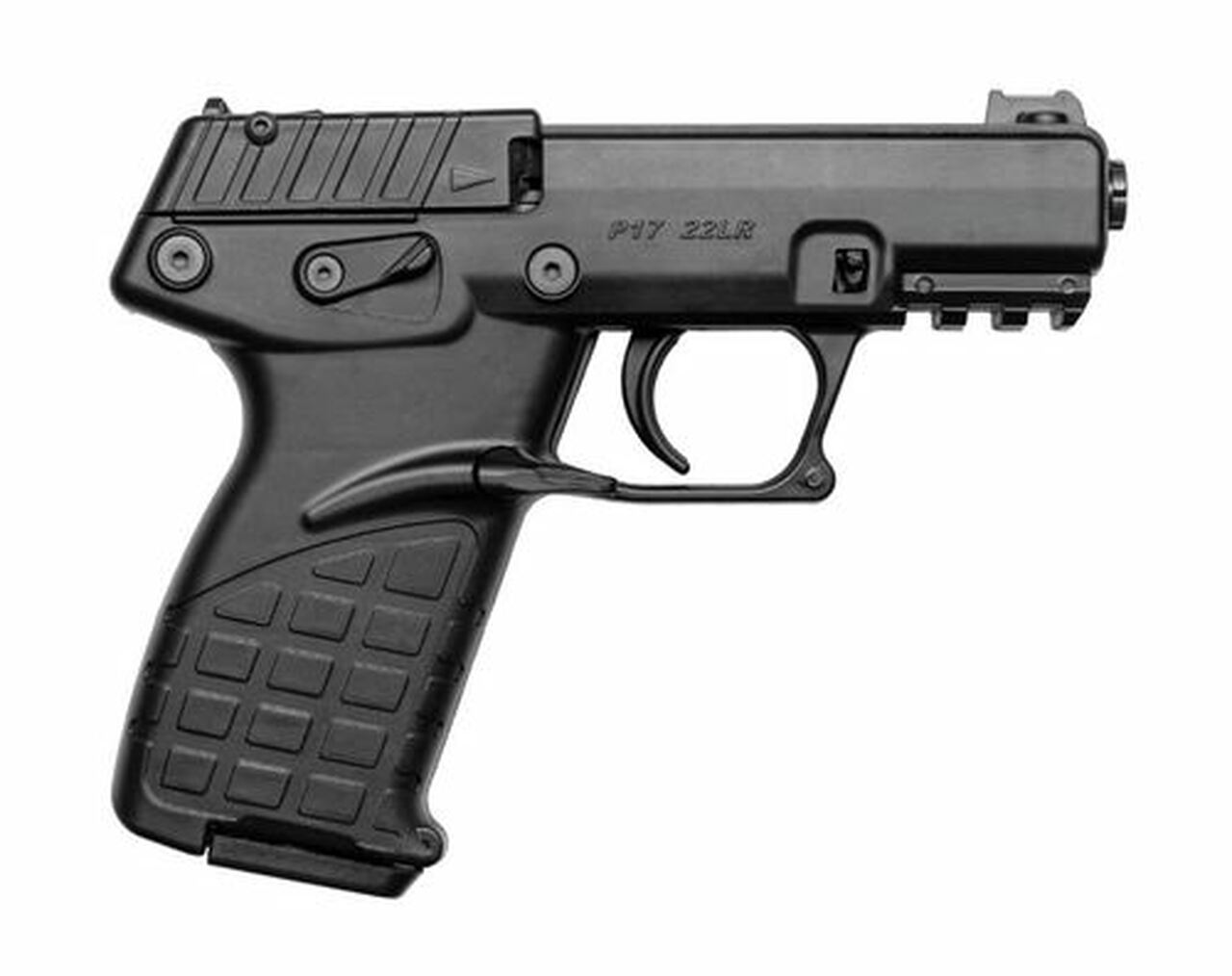 Kel-Tec P17 .22 LR, 3.93″ Barrel, Fiber Optic Front Sight, Black, 16rd