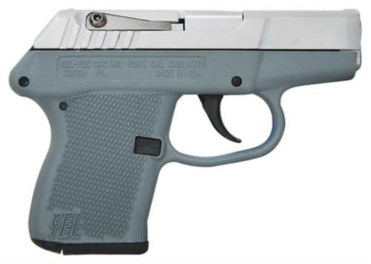 Kel-Tec P3AT 380ACP, Hard Chrome, Gray Frame