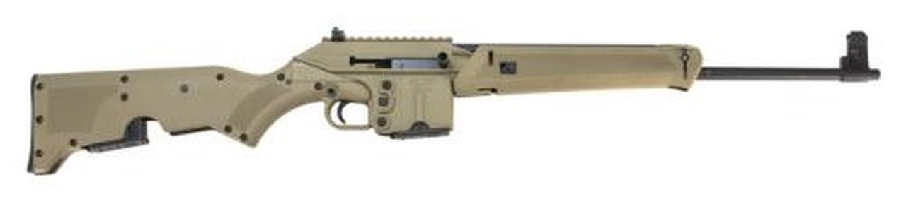 Kel-Tec Sport Utility Carbine California Approved .223 Remington 16″ Parkerized Barrel Cerakote Tan Stock 10rd