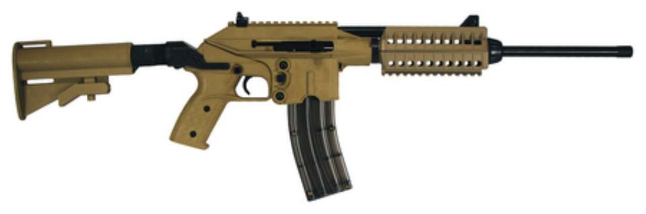 Kel-Tec SU22E Sport Utility Rimfire 22LR, 16.1″, Blued, Tan Stock, 26rd