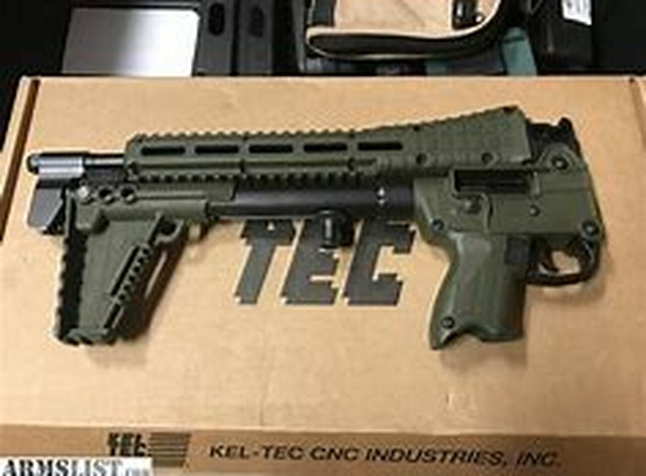 Kel-Tec Sub 2000 .40SW 16″ Barrel Glock 23 Magazine Grip Green Stock 1- 10rd Mag